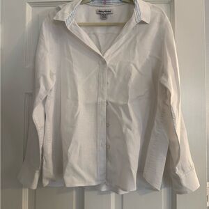 Tommy Bahama White Button-Up Shirt